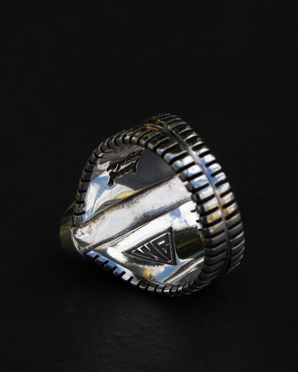Size 11.5 High Grade San Pedro Variscite Statement Ring