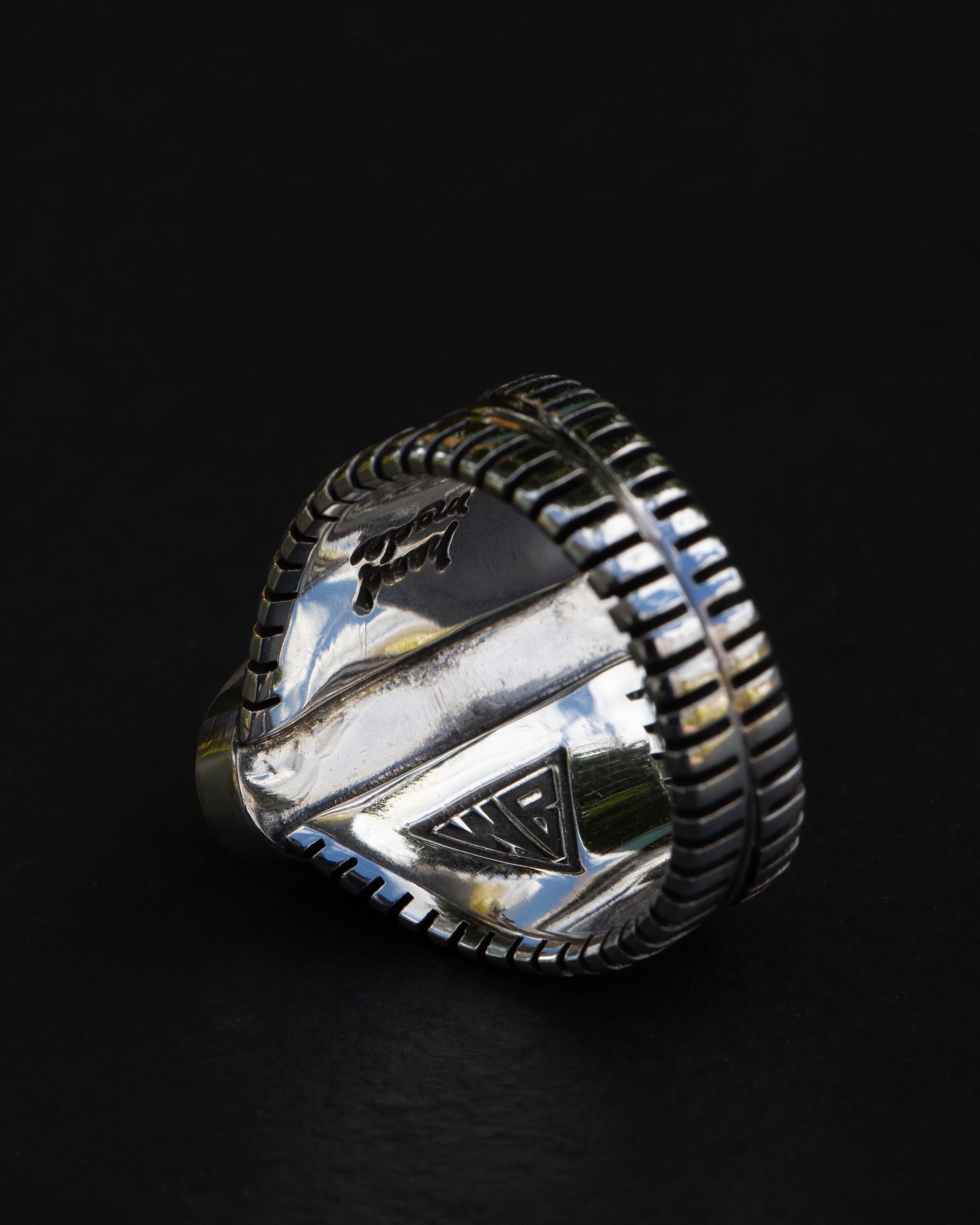 Size 11.5 High Grade San Pedro Variscite Statement Ring