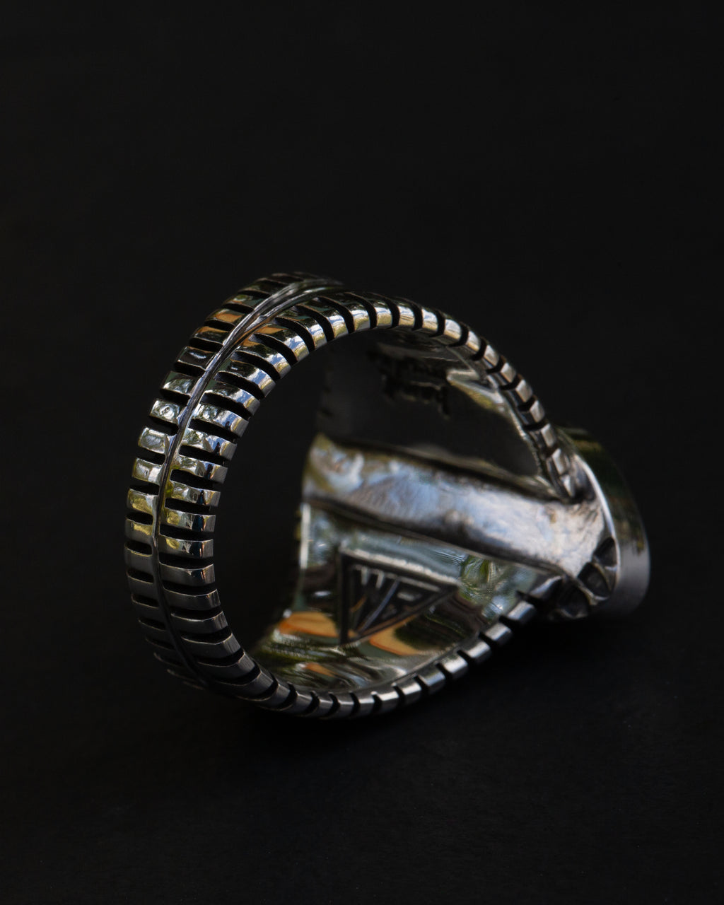 Size 11.5 High Grade San Pedro Variscite Statement Ring