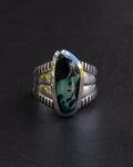Size 11.5 High Grade San Pedro Variscite Statement Ring