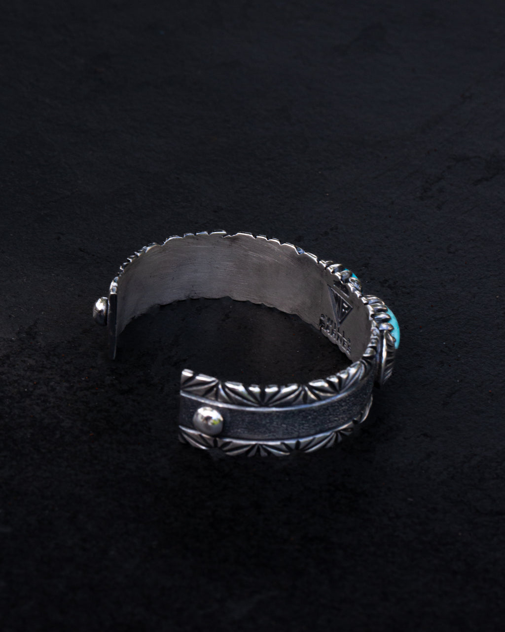 Beautiful Size 5.75" Dry Creek Turquoise Cocktail Bracelet Cuff