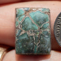 Rectangular Natural Damele Variscite Cabochon