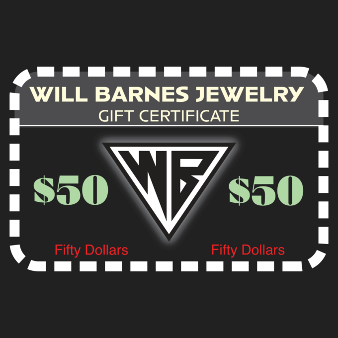 Will Barnes Jewelry Gift Certificate